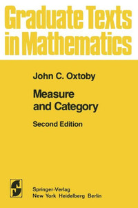 Measure and Category: A Survey of the Analogies Between Topological and Measure Spaces