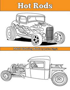 Hot Rods: Adult Coloring Book