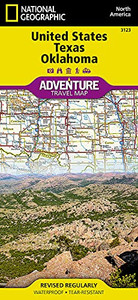 United States, Texas And Oklahoma (National Geographic Adventure Map, 3123)