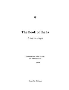 The Book of the Is: A book on bridges