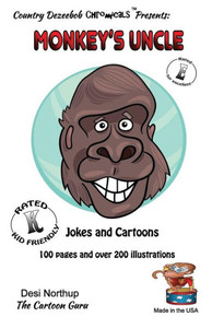 Monkey's Uncle -- Jokes and Cartoons: in Black + White