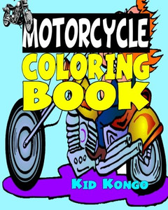 Motorcycle Coloring Book