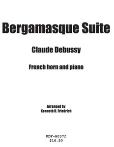 Bergamasque Suite - horn and piano