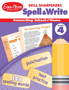 Skill Sharpeners: Spell & Write, Grade 4 Workbook