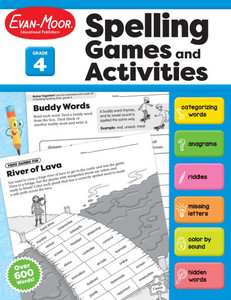 Spelling Games and Activities, Grade 4 Teacher Resource