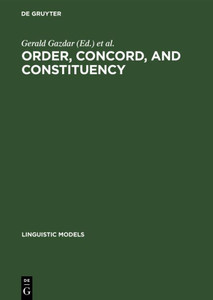Order, Concord, and Constituency