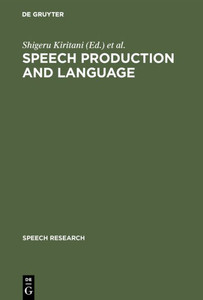Speech Production and Language