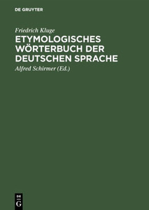 Etymologisches WÃ¶rterbuch der deutschen Sprache