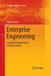 Enterprise Engineering: Sustained Improvement of Organizations