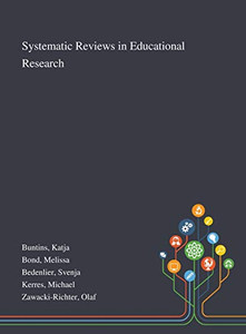 Systematic Reviews in Educational Research - Hardcover Systematic Reviews in Educational Research - Hardcover