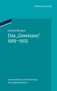 Das ""Gewissen"" 1919-1925
