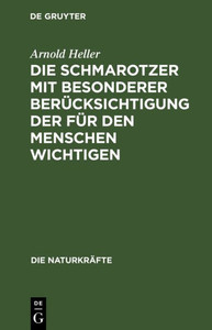 Die Schmarotzer Mit Besonderer BerÃ¼cksichtigung Der FÃ¼r Den Menschen Wichtigen