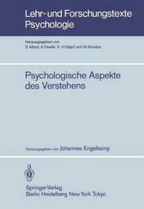 Psychologische Aspekte Des Verstehens