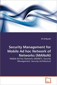 Security Management for Mobile Ad hoc Network of Networks (MANoN)