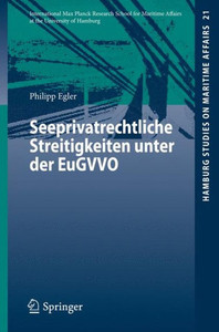 Seeprivatrechtliche Streitigkeiten Unter Der Eugvvo