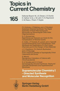 Supramolecular Chemistry I -- Directed Synthesis and Molecular Recognition