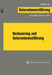 Besteuerung Und UnternehmensfÃ¼hrung
