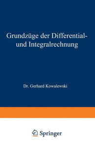 GrundzÃ¼ge Der Differential- Und Integralrechnung