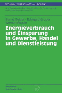 Energieverbrauch Und Einsparung in Gewerbe, Handel Und Dienstleistung