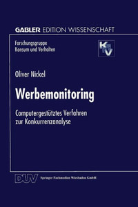 Werbemonitoring: Computergestütztes Verfahren Zur Konkurrenzanalyse