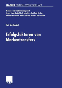 Erfolgsfaktoren Von Markentransfers