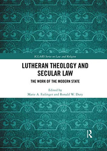 Lutheran Theology and Secular Law (Iclars Law and Religion)