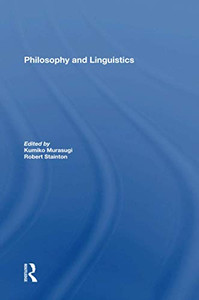 Philosophy And Linguistics Philosophy And Linguistics