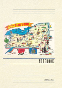 Vintage Lined Notebook Greetings from New York