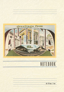 Vintage Lined Notebook Greetings from Altoona, Pennsylvania