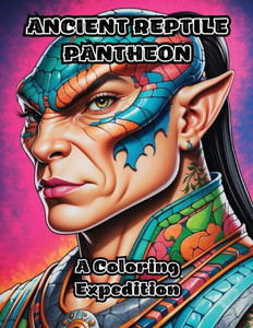 Ancient Reptile Pantheon: A Coloring Expedition