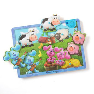 Blues Clues & You Wooden Musical Farm Sound Puzzle - 6 Pieces