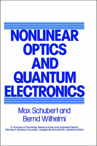 Nonlinear Optics and Quantum Electronics