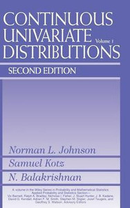 Continuous Univariate Distributions, Volume 1