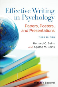 Effective Writing in Psychology: Papers, Posters, and Presentations