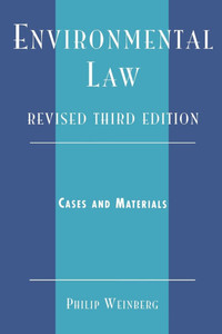 Environmental Law: Cases and Materials