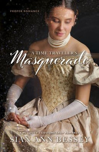 A Time Traveler's Masquerade: A McQuivey's Costume Shop Romance Large Print