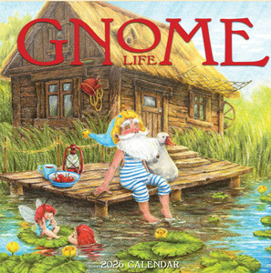 Gnome Life Wall Calendar 2026