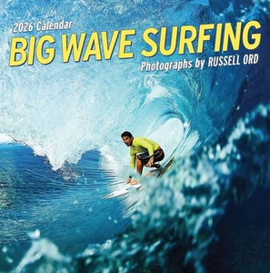 Big Wave Surfing Wall Calendar 2026