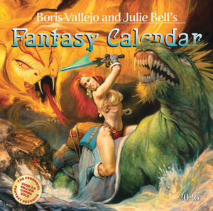 Boris Vallejo and Julie Bell's Fantasy Wall Calendar 2026: A Year of Classic Images for 2026