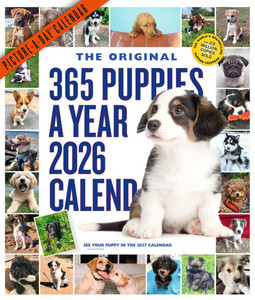 365 Puppies-A-Year Picture-A-Day(r) Wall Calendar 2026