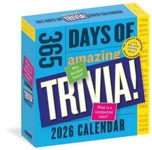 365 Days of Amazing Trivia Page-A-Day(r) Calendar 2026: The World's Bestselling Trivia Calendar