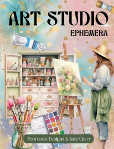 Art Studio Ephemera: High Quality Images Of Stationery and Tools For Paper Crafts, Scrapbooking, Mixed Media, Junk Journals, Collage Art, Artist Tradi