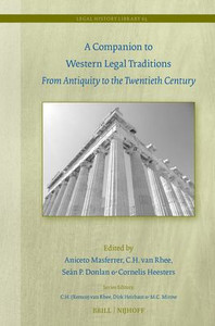 A Companion to Western Legal Traditions: From Antiquity to the Twentieth Century