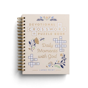 Daily Moments with God Devotional Crossword Puzzle Book