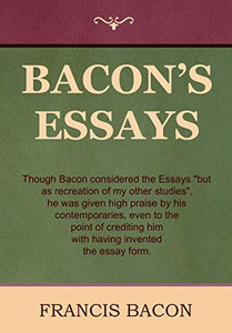 Bacon's Essays Bacon's Essays