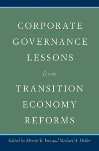 Corporate Governance Lessons from Transition Economy Reforms
