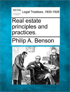 Real Estate Principles and Practices.