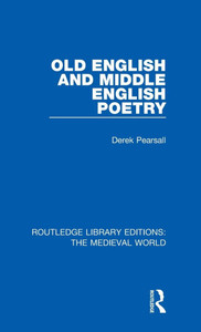 Old English and Middle English Poetry