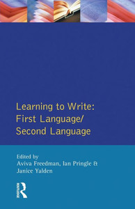 Learning to Write: First Language/Second Language