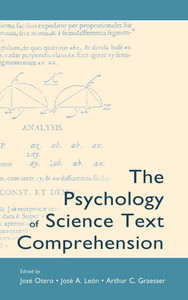 The Psychology of Science Text Comprehension